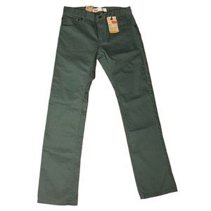 Boys Levis 511 Slim pants Green sz 16